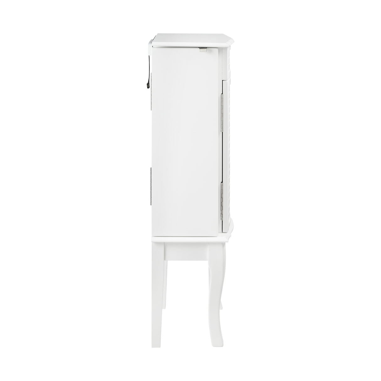 Whitney White Jewelry Armoire
