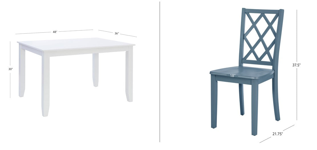 Maui 5PC Dining Set