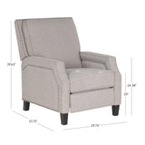 Portico Faux Leather Push Back Recliner