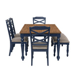 Trimble 6-Piece Dining Set with Bench
