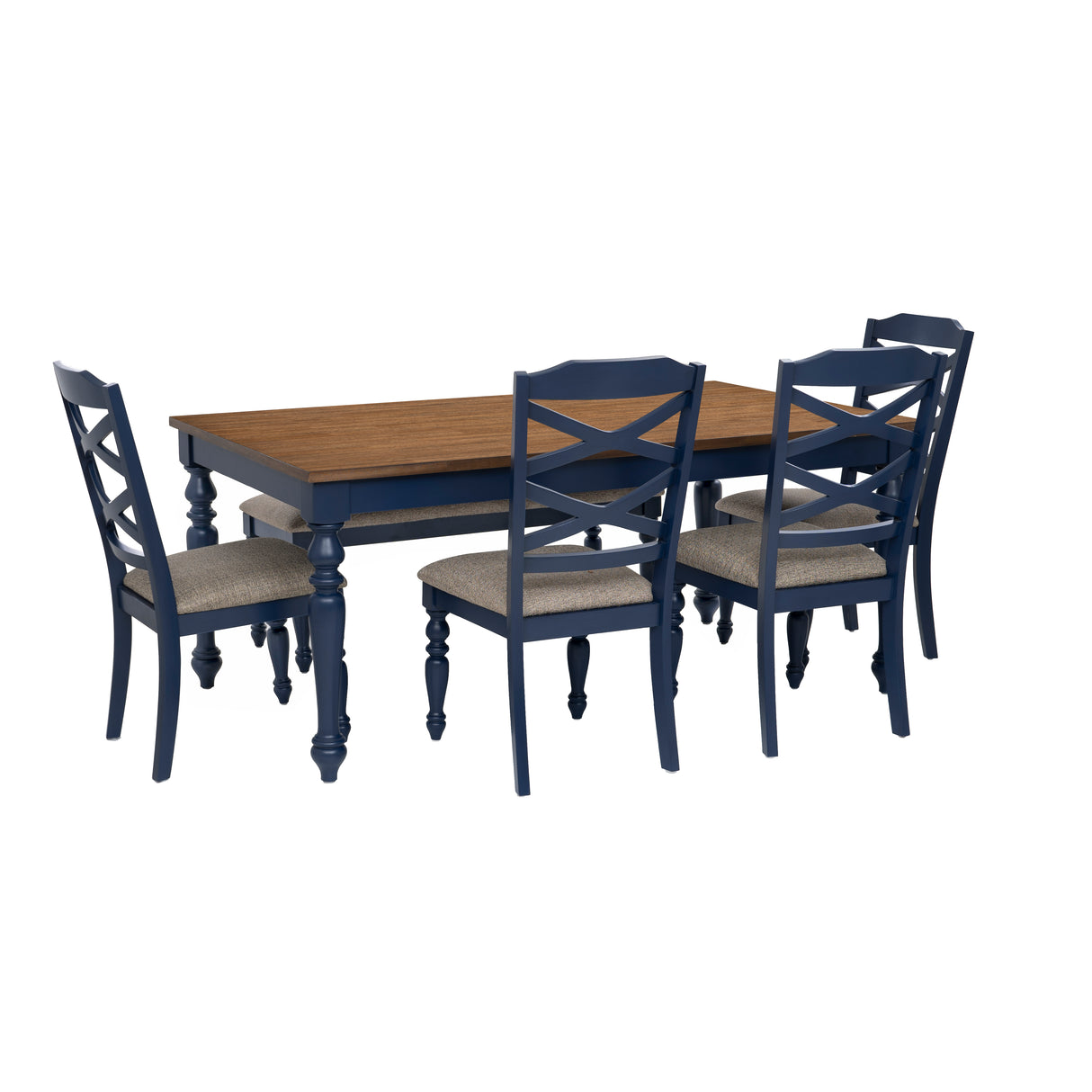 Trimble 6-Piece Dining Set with Bench