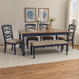 Trimble 6-Piece Dining Set with Bench