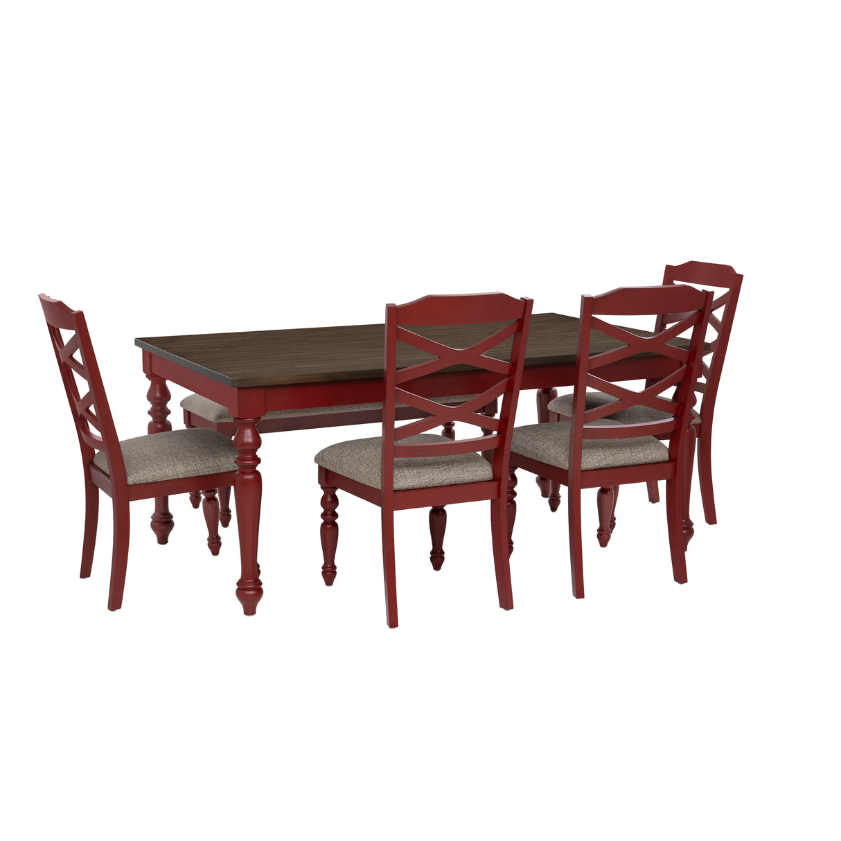 Trimble 6-Piece Dining Set with Bench