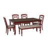 Trimble 6-Piece Dining Set with Bench