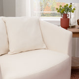 Ruby White Sherpa Swivel Accent Sherpa