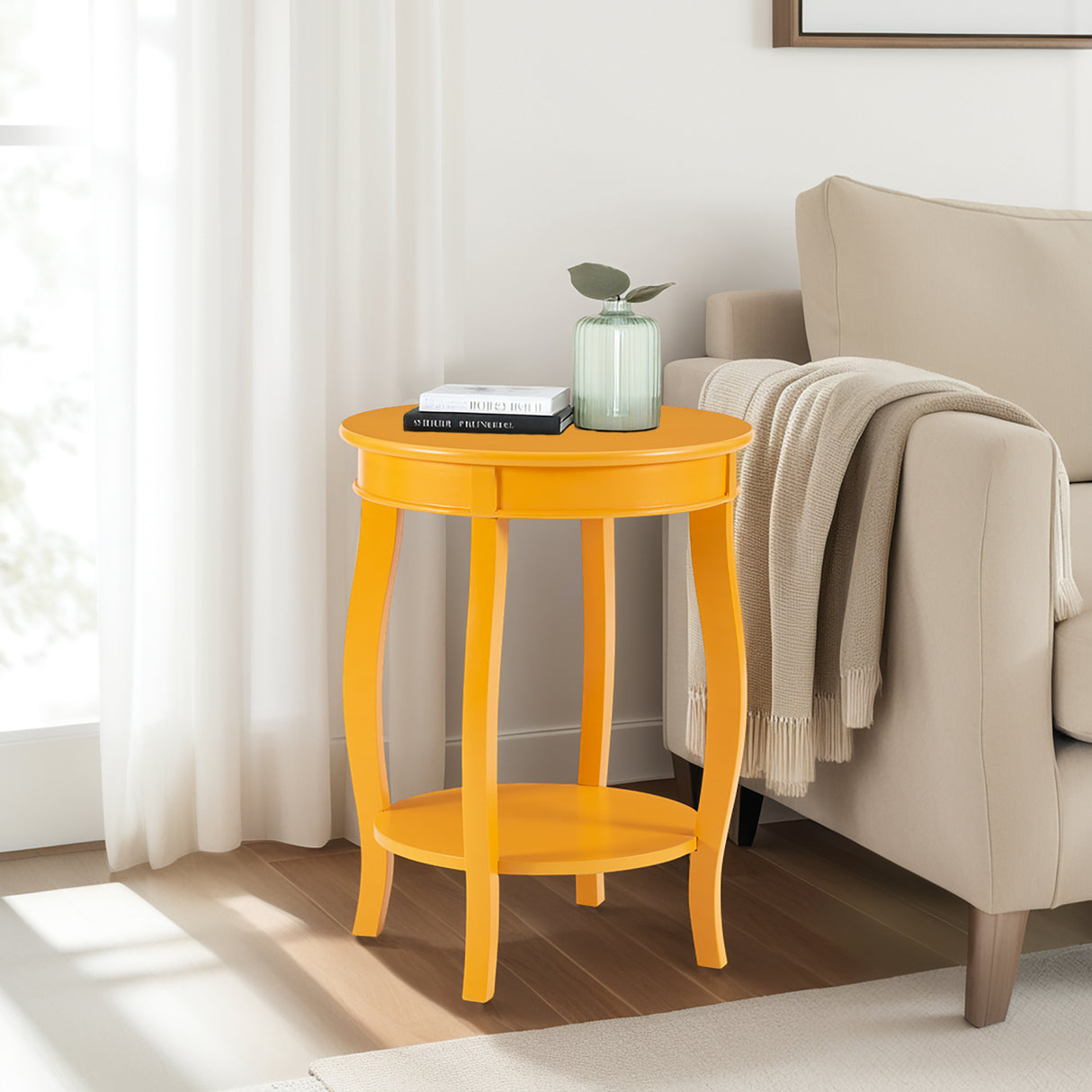 Rainbow Round Side Table