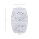 Salma Bright White Side Table