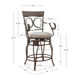 Bria Big and Tall Counter Stool