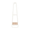 Claira Pewter Clothing Rack Short