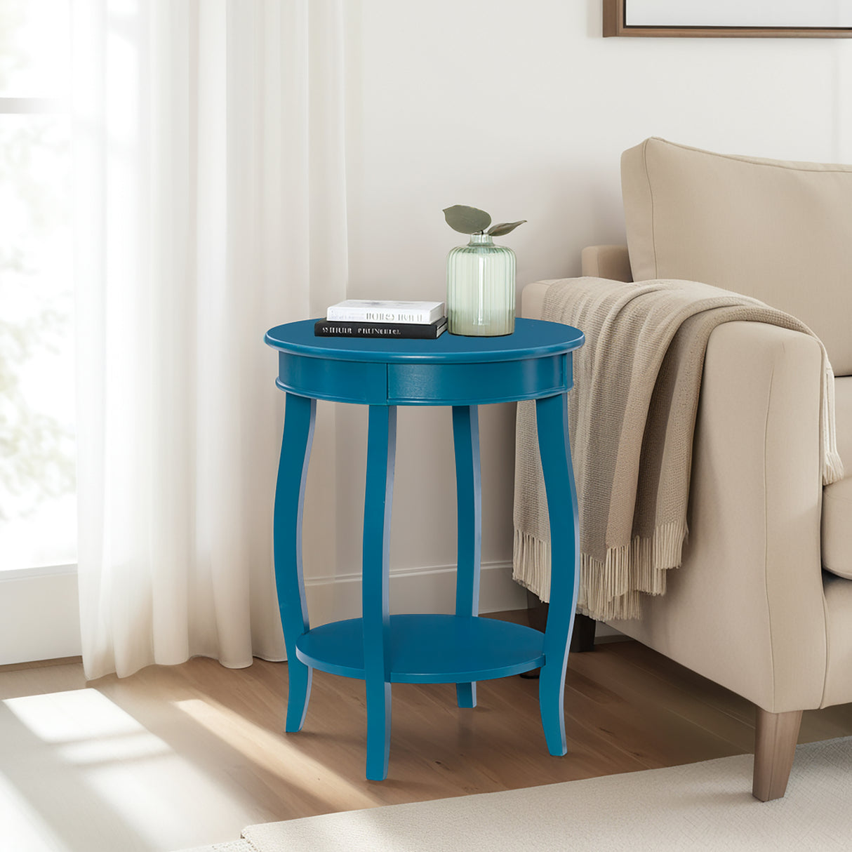 Rainbow Round Side Table