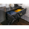 Geo 2-Drawer Texture Nightstand