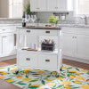 Sydney White Kitchen Cart