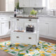 Sydney White Kitchen Cart