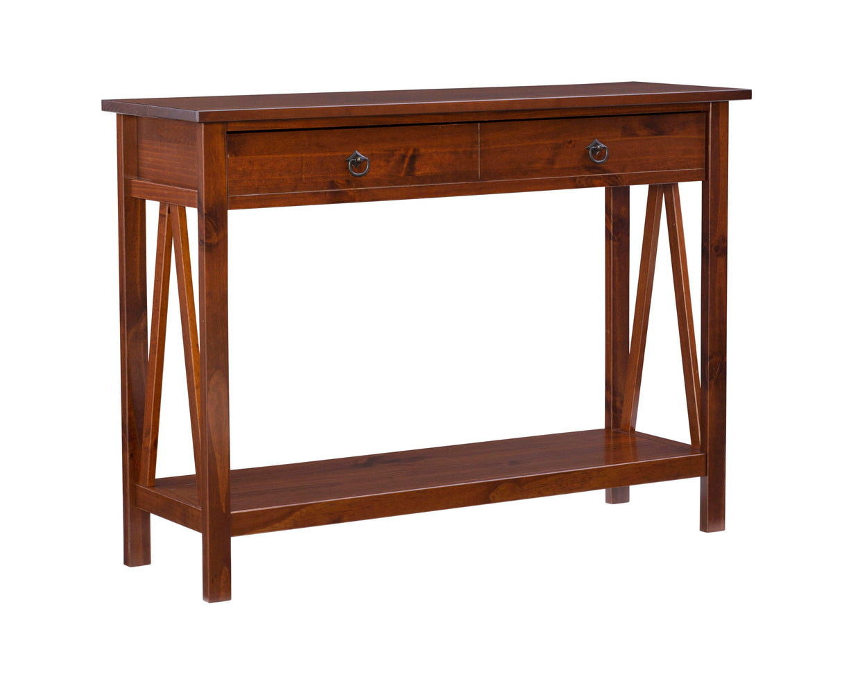 Titian Driftwood Console Table