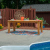 Cannon Teak Dining Table With 80In Length