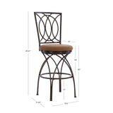 Brasco Big And Tall Bronze Stool