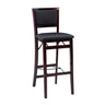 Keira Gray wash Padded Back Folding Bar Stool