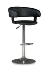 Devan Faux Leather Barrel Bar Stool
