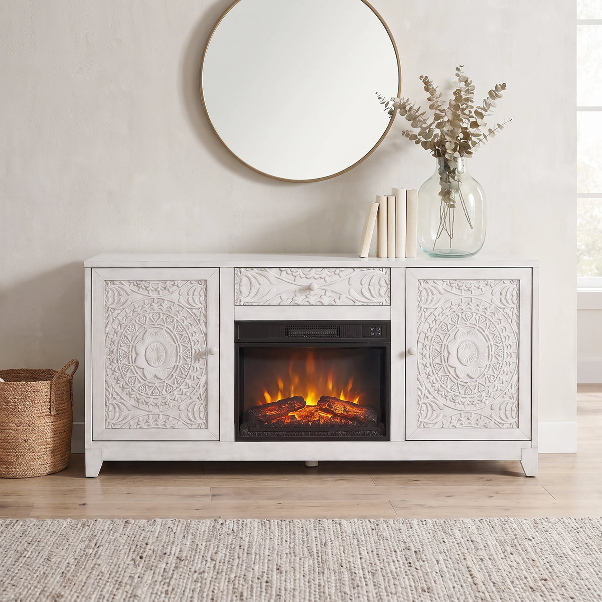 Grace Mandala Fireplace