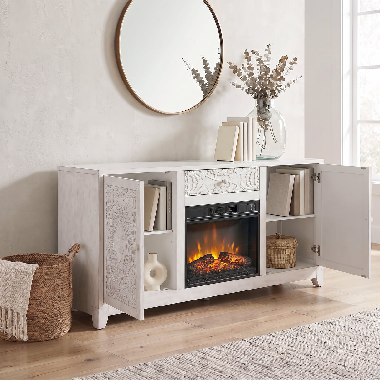 Grace Mandala Fireplace