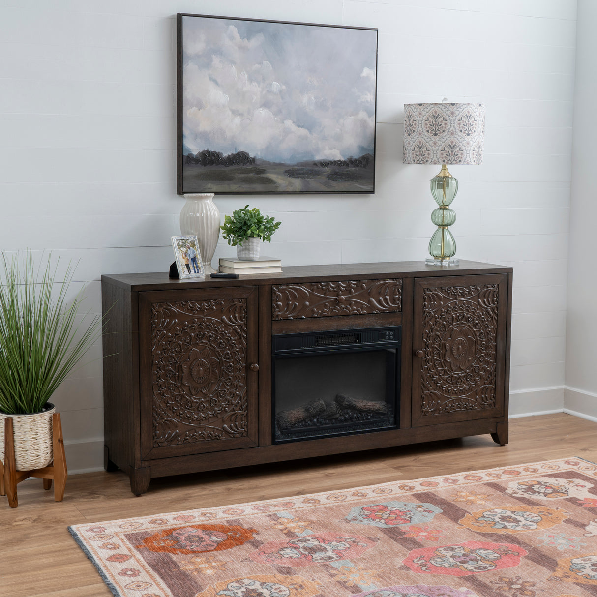 Grace Mandala Fireplace