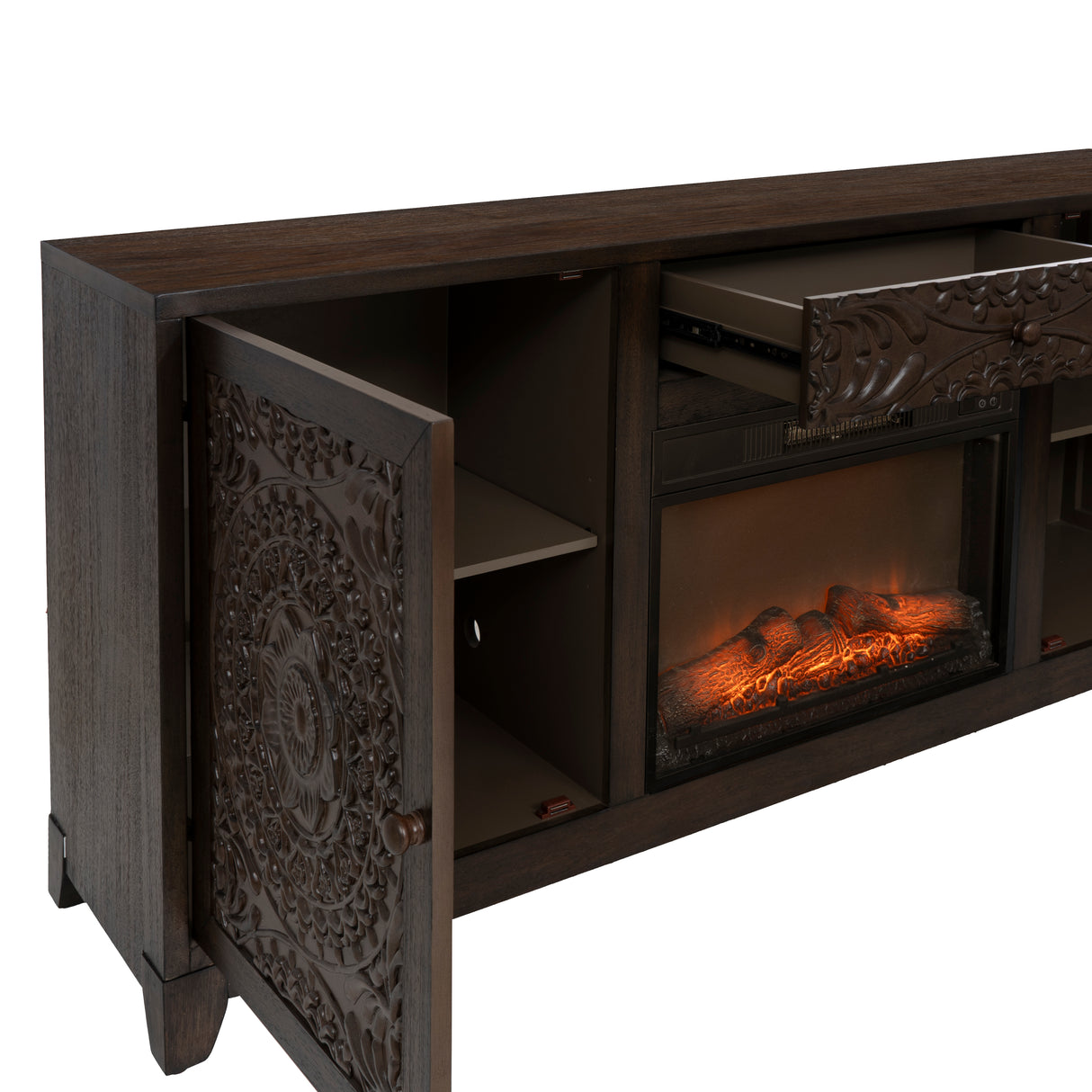 Grace Mandala Fireplace