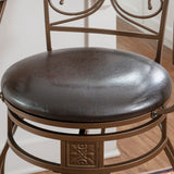 Bria Metal Swivel Big And Tall Stool