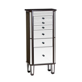 Heather Mirror And Wood Jewelry Armoire