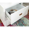 Peggy White File Cabinet