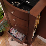 Maddie Espresso Jewelry Armoire