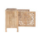 Heidi Natural 2 Door Carved Cabinet