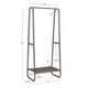 Claira Pewter Clothing Rack Short