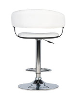 Devan Faux Leather Barrel Bar Stool