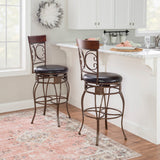 Bria Metal Swivel Big And Tall Stool