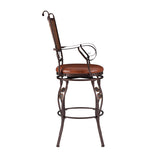 Beatrix Big And Tall Armed Stool