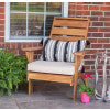 Nantucket Gray or Natural Chair With Cushion
