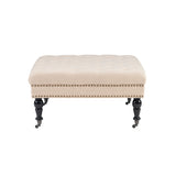 Isabelle Square Tufted Ottoman