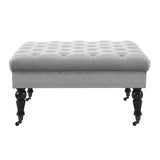 Isabelle Square Tufted Ottoman