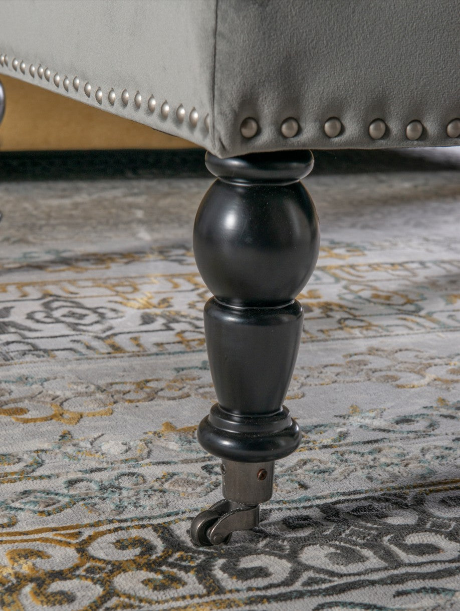 Isabelle Square Tufted Ottoman