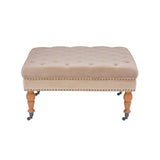 Isabelle Square Tufted Ottoman