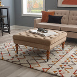 Isabelle Square Tufted Ottoman