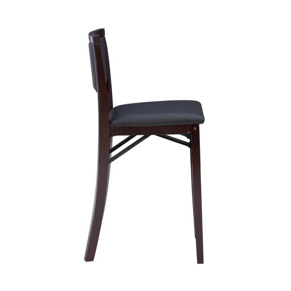 Keira Gray wash Padded Back Folding Bar Stool