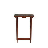 Talia Tray Table Set With Faux Marble