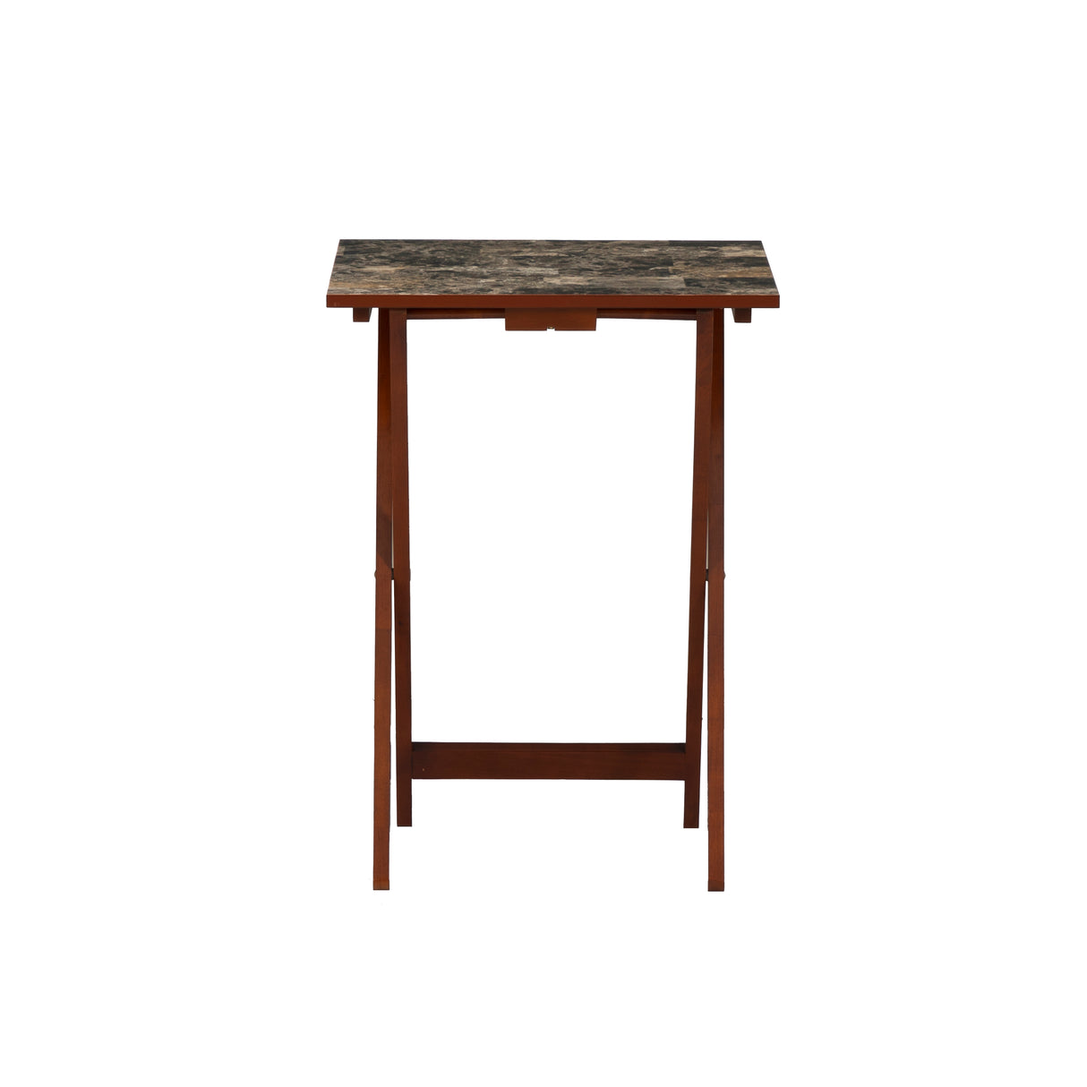 Talia Tray Table Set With Faux Marble