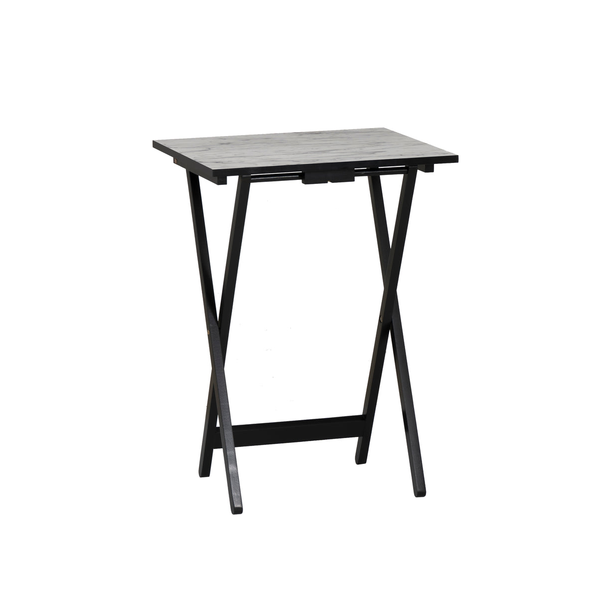 Talia Tray Table Set With Faux Marble
