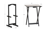 Talia Tray Table Set With Faux Marble