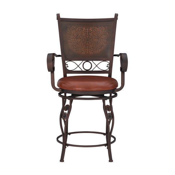 Beatrix Big And Tall Armed Stool