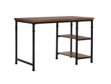 Austin Ash Veneer Desk With Two Shelves