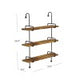 Wilder Black Metal Wall Shelves