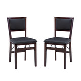 Keira Gray wash Padded Folding Chair